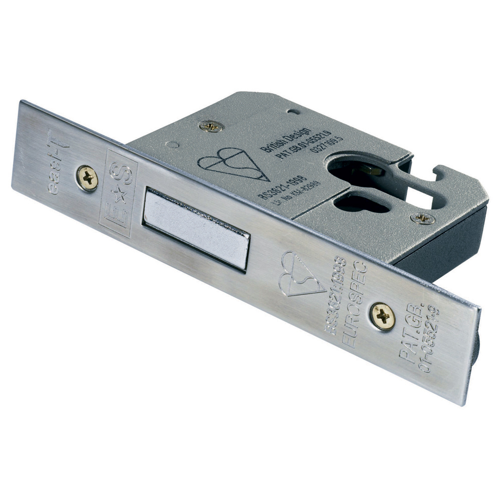 Eurospec Euro Cylinder Dead Lock 2.5 Inch (64mm) - Satin Stainless Steel